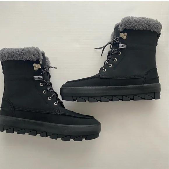 New Sperry Women's Juneau Lace Up Black Winter Boots
STS86817 9 Hiking Sherpa - Picture 10 of 14